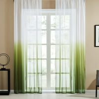 Početna Dekor Gromet Curtains Prozor zavjesa za zavjese Panel Sheer Soild Color Tretmani za dnevne sobe