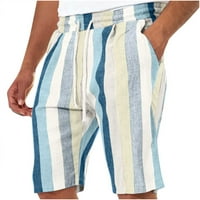 Muška mekana posteljina mješavina elastični pojas za spavanje pidžama kratke ljetne kratke hlače tamno