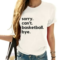 Smiješno oprosti ne može košarka zbogom sportska majica