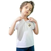 FVWitlyh Boy Termalna košulja Toddler Kids Girls Boys Fudbalski crtani 3D Prints Loove vrhovi Mekani