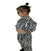Odgovara porodično odijelo Zebra Stripe roditelj-dijete odjeća za porodičnu ležernu majicu i hlače za