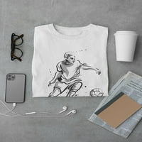 Majica za umetnicke za tintu Fudbaler MUK-MIMAGE BY SHUTTERSTOCK, muški X-veliki