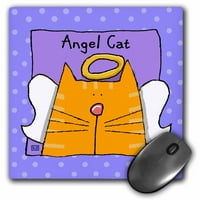 3Droza Angel narančasta tabby mačka slatka crtani ljubimac MEMORIORIAL jastučić za miš, by