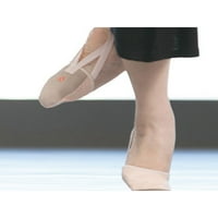 ROTOSW Ples ženske performanse Stretch platno Split Sole Sole Ballet Skinke za cipele Koža Ružičasta 8