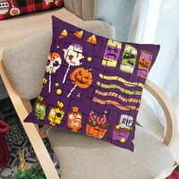 Halloween Dekorativni jastuk Case-horor bundeve lanac lampa Cast za spavaću sobu Estetika, soba, spavaća
