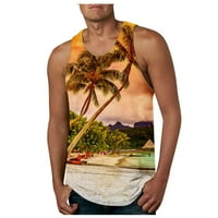 Corashan Cisterne za muškarce Muške modne havajske stilske plaže Sportski tenk Najbolje muške majice