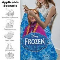 Frozen Elsa Fleece ćebeme mekane ruke babaju pokrivače lagano toplo ugodno zračno prekrivač za kućne
