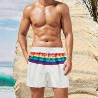 Hlače muškarci Ležerne modne hlače s kratkim čipkama uz morsku kuću na plaži hlače hlače na plaži, ležerne hlače