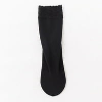 Grijane čarape Little Girl Socks ženske čarape Jesen zimske tople čipke čipke gomilene čarape zadebljane