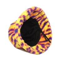 Heiheiup ribarmanski šešir ženski jesen i zimski kravata boja zadebljane tople imitacije zečje baršunaste