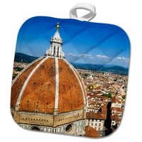 3droze Duomo i krovovi iz Giottos Bell Tower, Firenca, Toskana, Italija - Držač za lonac, prema