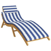 Walmeck sunčani ležaj jastuk Blue & White Stripe Oxford tkanina