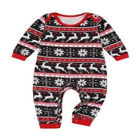 Amiliee roditelj-dječji božićni pidžami postavio je noćnu odjeću s dugim rukavima