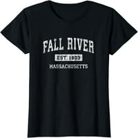 Fall River Massachusetts Ma Vintage Sports osnovao je majicu Desig
