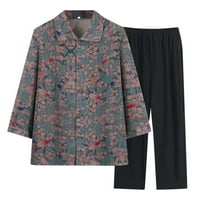 Ženska odjeća setovi odjeće Ljeto cool colfy majica s rukavima TOP Ležerni otvoreni prednji kardigan
