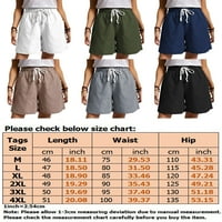 Colisha Žene Ležerne prilike kratkoročne hlače Elastična struka Crckstring Ljeto Plaže Kratke hlače