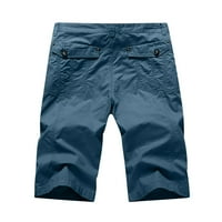 Homodles Muški Stretch Truckovi - labavi kratke hlače Plava veličina 6xl