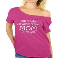 Neugodni stilovi Žene je to ono što najveća najveća mama na svijetu izgleda kao grafički s majicama