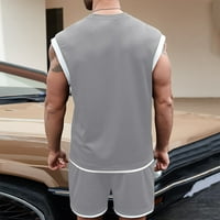 Sportska odjeća za muškarce koje odgovaraju joggeru odijela ljetni tenk gornji i kratke hlače set jogging