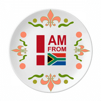 Am iz Južne Afrike Art Deco Fashion Cvijeće keramika Ploča posuđa Jelo za večeru