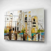 Epic Art 'Skyline akril' od Jennifer Gardner, akrilna staklena zida Art, 16 x12