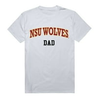 Sjeverni državni univerzitet Wolves College tata majica Maroon Medium