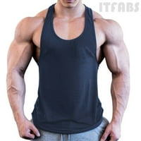 Muška majica bez rukava, bodybuilding Sport Fitness Workout Prozračivo trčanje T-Shir