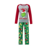 Božićne pidžame za obitelj, obiteljski božićni PJS podudaranje jammies za spavanje za spavanje za djecu