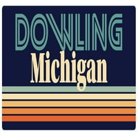 Dowling Michigan frižider magnet retro dizajn