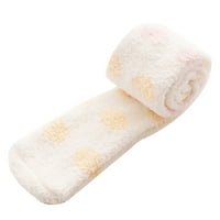 Zimske žene Držite toplo čarape za ispis pletenje tople naočare čarape