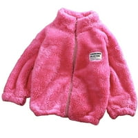 Aoochasliy kaputi za djevojke dječaci bave zimskom baršunastom jaknom Coral Velvet srednje dječje jakne