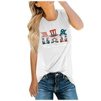 DTIDTPE Ženska bubu za neovisnost Dnevna bluza Topso izrez Stilska majica 3xL materinstvo