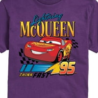 Disneyjev automobili - Lightning McQueen misli brzo - muške grafičke majice kratkih rukava