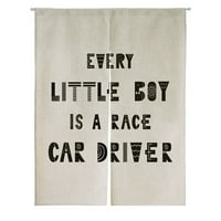 Svaki mali dječak je trkački vozač automobila japanske norverane zavjese za zavjese za zavjesu za zavjese