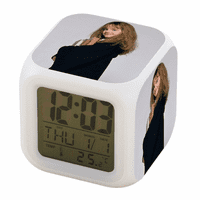 DIGITAL Budilica LED digitalni alarma za spavanje, lako podešavanje Cube Wake Up satovi s oboljedom