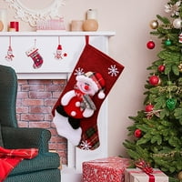 Pxiakgy Božićni ukrasi Božićne čarape Poklon torba Mala butika Candy Decoration Božićne čarape