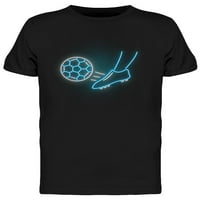 Neonski nogometni potpis majica-majica -image by shutterstock, muški xx-veliki