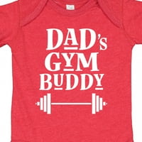 Inktastična tata teretana Buddy Workout Fitness Poklon Baby Boy ili Baby Girl Bodysuit