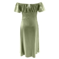 Fattazi Haljine za žene Ležerne prilike plus veličine Ženski omotač V izrez Bodycon haljina lisnata