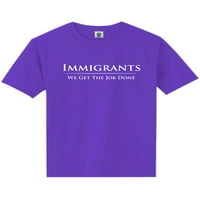 Imigranti dobivamo posao obavljene kratkim rukavima Neon majica