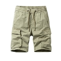 Muški obrezirani teretni kratke hlače Ljeto popust Casual Works Sports Solid Comfy prodaja Elastična