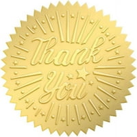 Hvala vam reljefni zlatni certifikat zaptivene samoljepljive utisnutim naljepnicama naljepnicama medalje
