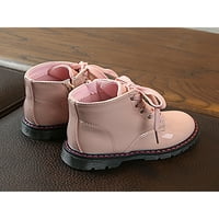 Kesitin Toddler Djevojke čizme Little Kid čipke udružene borbene cipele ružičaste 4.5c