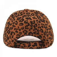 SweetCandy Fashion Leopard bejzbol kapa za žene zimski topli retro pamuk vrhovan kapak za temperamentna