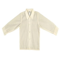 Avery Hill Boys dugih rukava jednostavna haljina u bjelokosti ili bijeloj boji