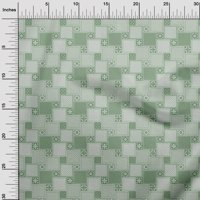Onoone baršunasto zelena tkanina azijska blok pločica šivaći materijal za šivanje tkanina sa dvorištem