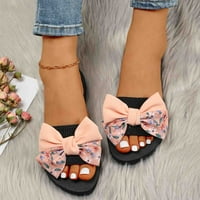 FSqjgq Boho sandale Žene žene Sandalas papuče za žene dame Ljetni boemski luk sandale Otvori papuče