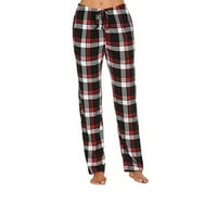 Tawop Womens Nightcown Ženski povremeni udobne ploče Ispise pidžame široke pantalone za noge duge joge
