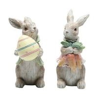FAL Easter Ornament Svečano divno uređenje doma sintetička smola uskršnja slatka proljetna zečica figurica