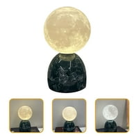 Set Mjesec lampica 3D Mjesec svjetlo sa keramičkom bazom romantična noć svjetla noćna lampa